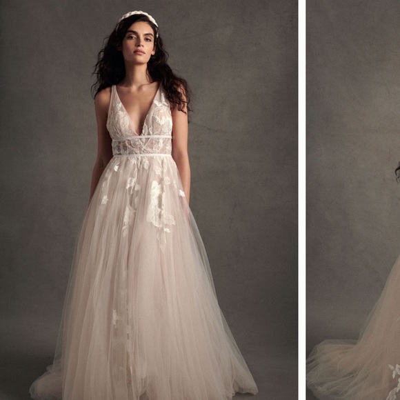 Anthropologie Dresses & Skirts - Willowby by Watters Hearst A-Line Tulle Wedding Gown